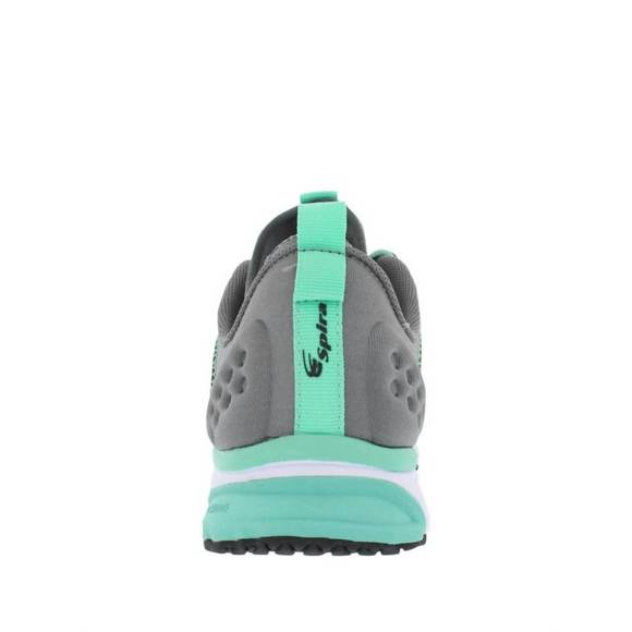 NEW SPIRA women's phoenix running shoes - medium width in charcoal/mint/white - Picture 3 of 3